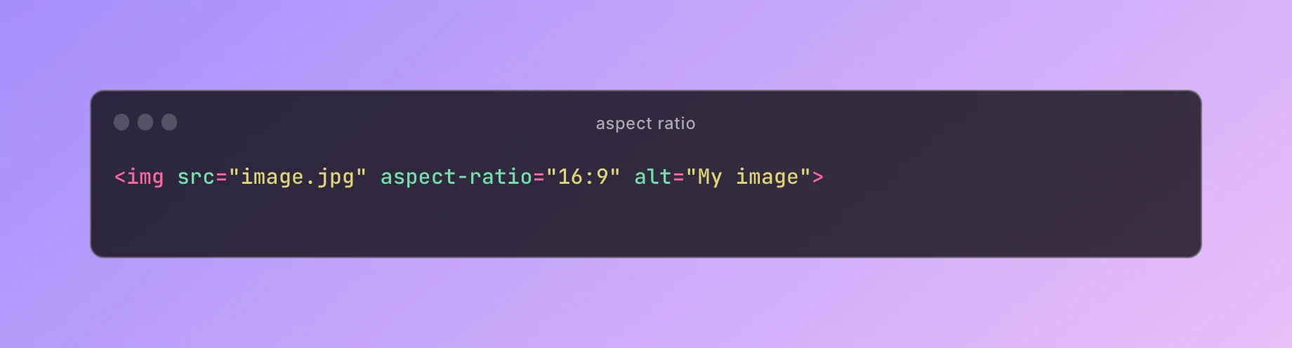 Optimizing images with aspect-ratio